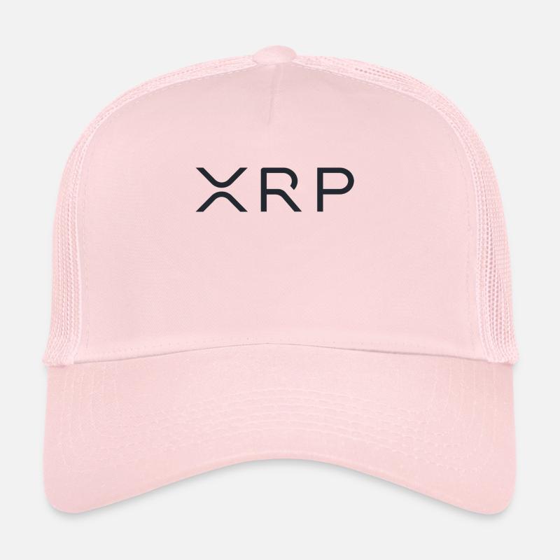 Ripple XRP Logo - Trucker Cap - pale pink