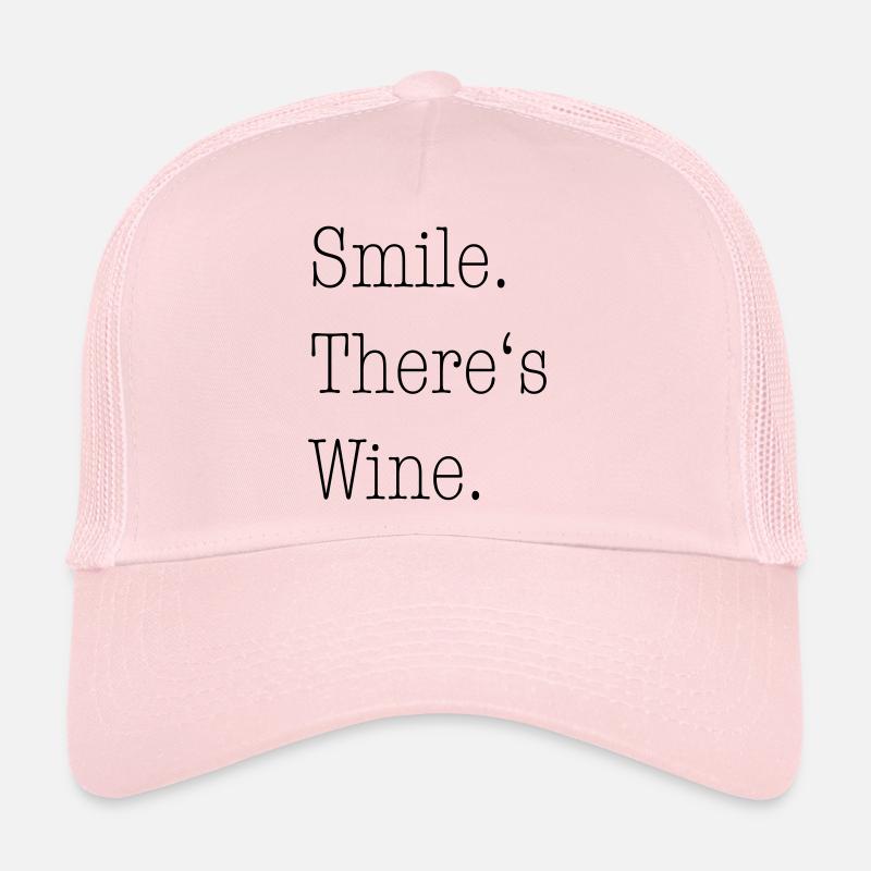 Smile there's Wine Trucker Cap
