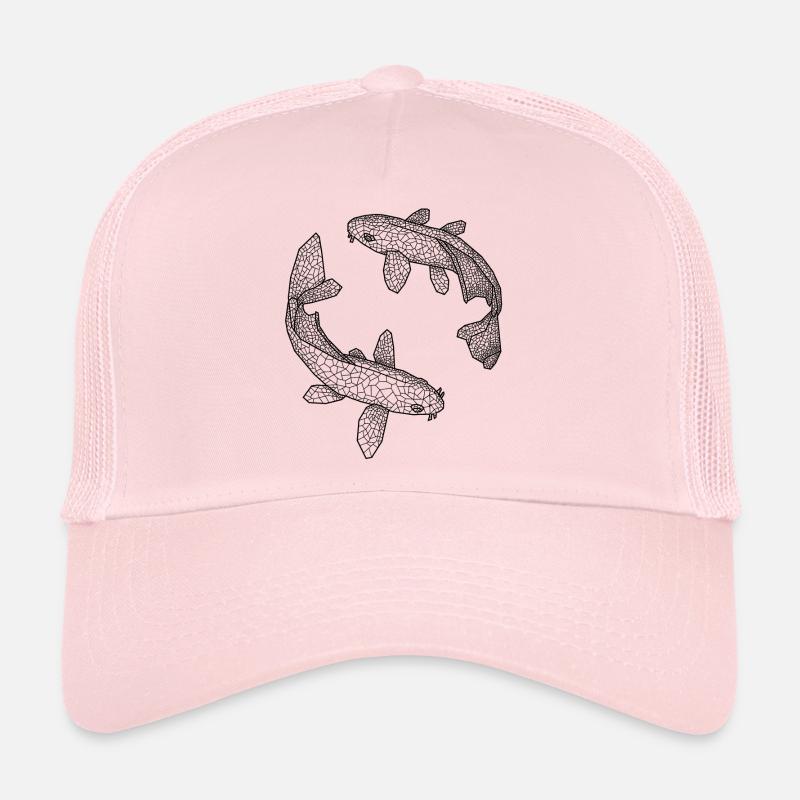 Fische - Trucker Cap - Hellrosa