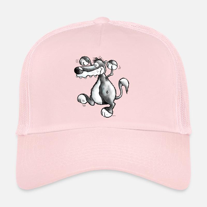 Wild Wolf - Canis Lupus - Cartoon Trucker Cap