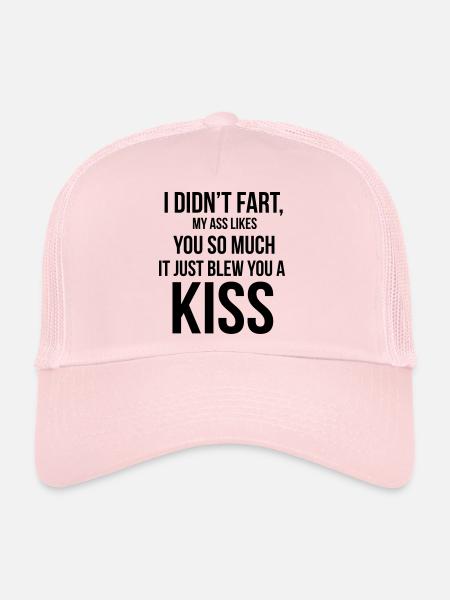 Fart - Trucker Cap - pale pink - Front