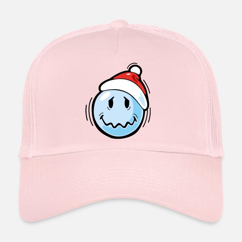 Smiley Winter Freezing Trucker Cap
