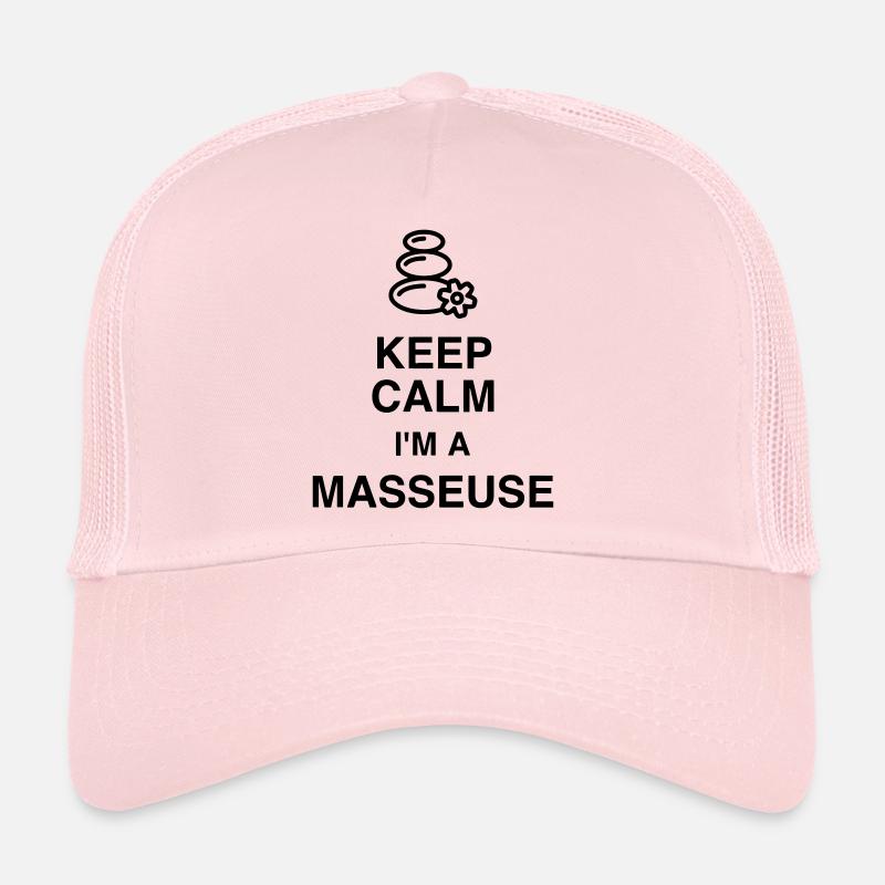 Massage Masseur Masseuse Work Job Travail Trucker Cap