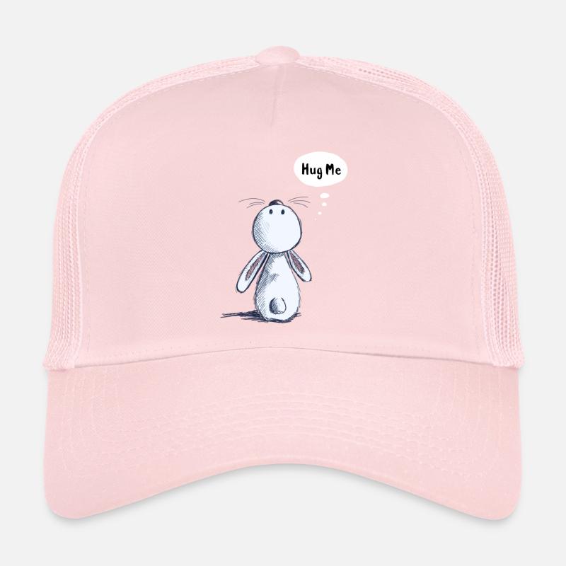 Hug Me Bunny - Trucker Cap - pale pink