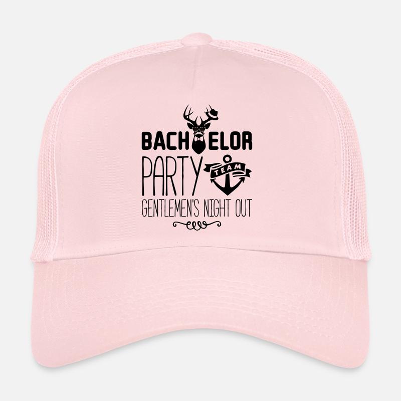 bachelor party gentlemens Trucker Cap