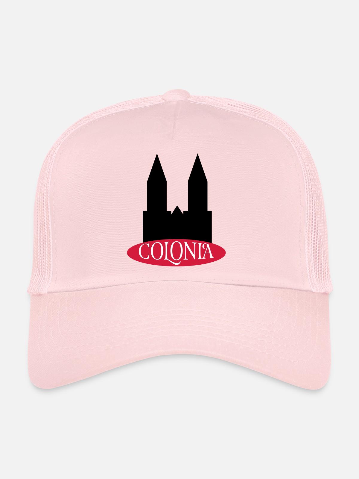 Cologne - Casquette trucker  - rose pâle - Devant