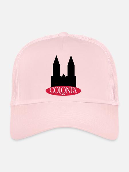 Cologne - Casquette trucker  - rose pâle - Devant