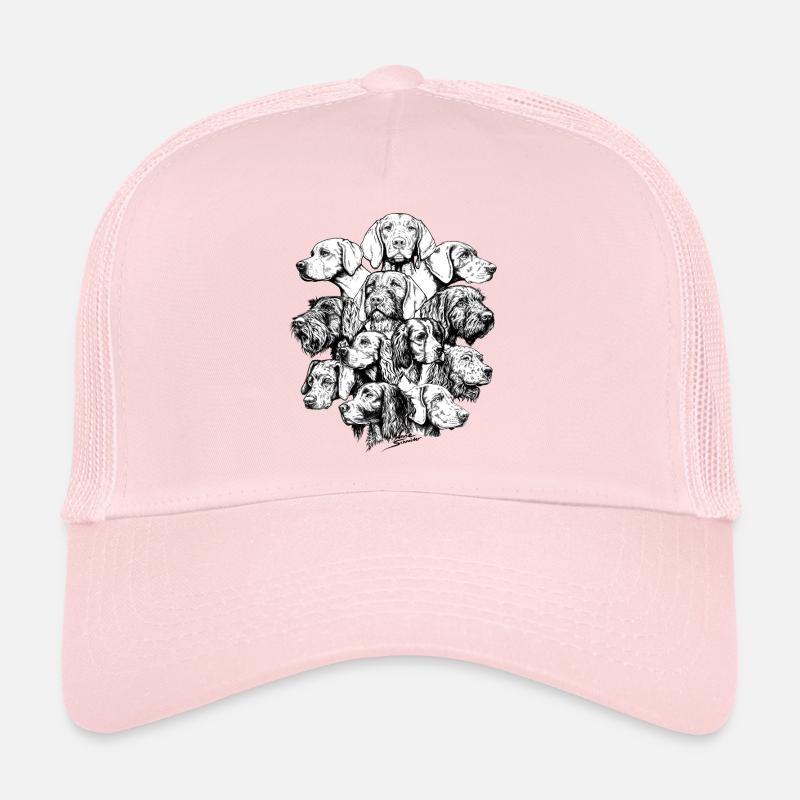 Hidden Object Pointing Dogs Trucker Cap
