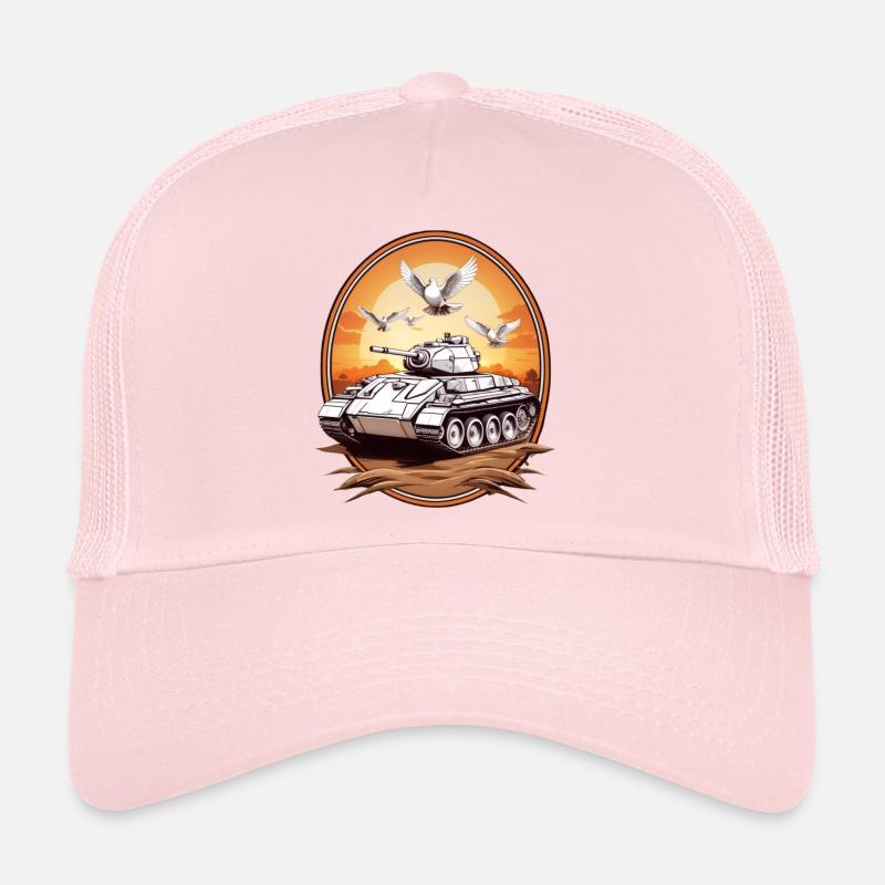 Chars avec colombes de la paix Casquette trucker 