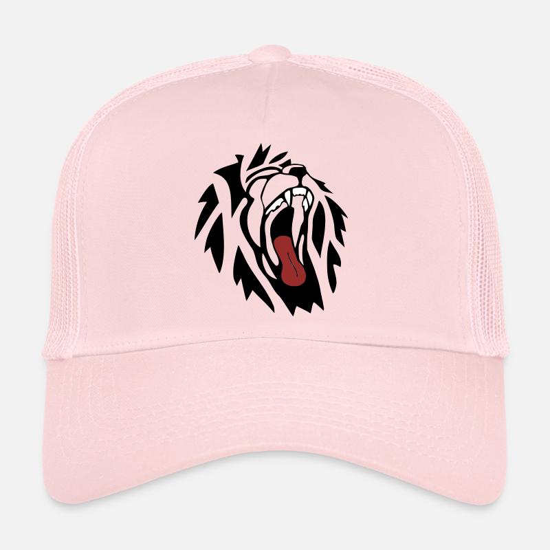 Löwe - Trucker Cap - Hellrosa