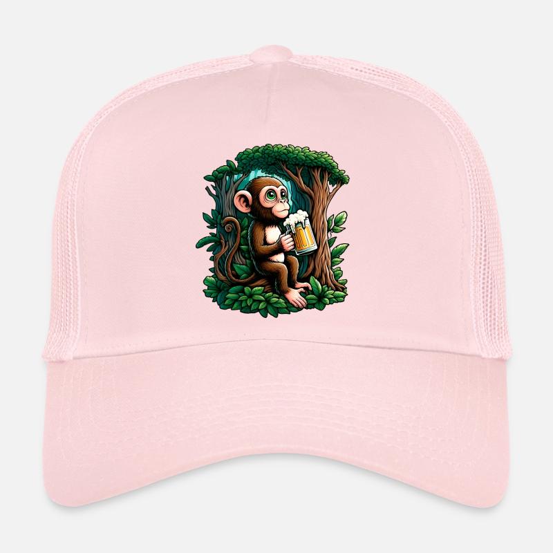 Singe Bière Décontracté Casquette trucker 