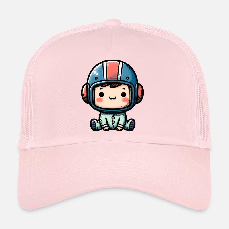 Biker Baby Helmet Trucker Cap