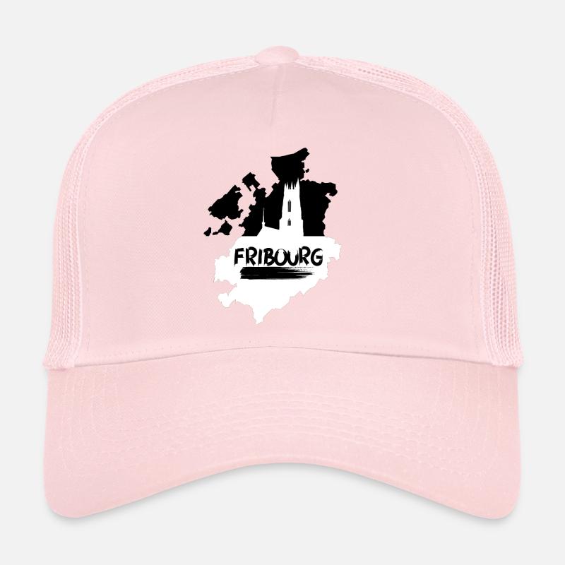 Fribourg Cathedral - Trucker Cap - pale pink