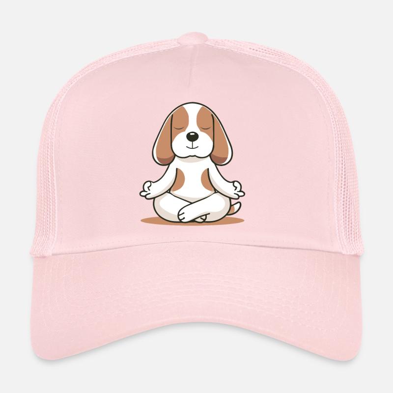 Meditating Beagle – Calm & Mindfulness Trucker Cap