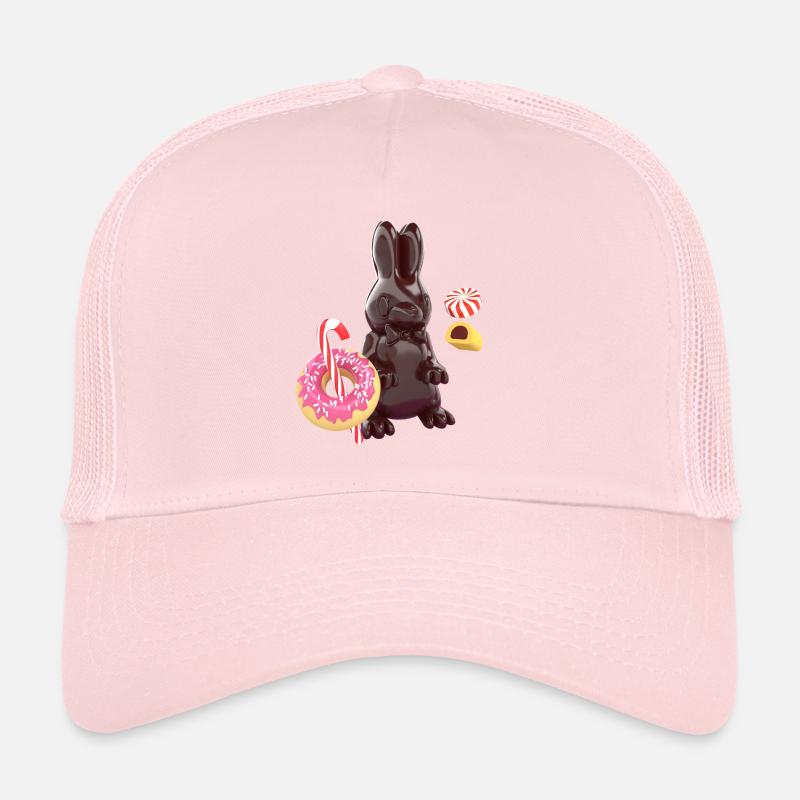 3D Schokohase & Süßigkeiten – Candy Art Trucker Cap