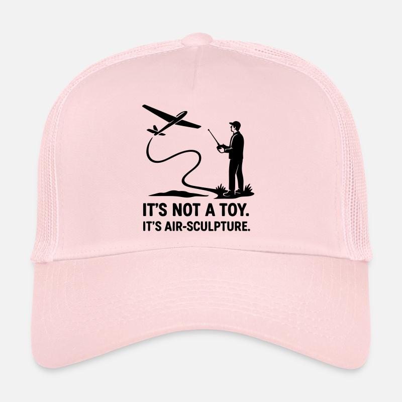 0005 air sculpture - Trucker Cap - pale pink