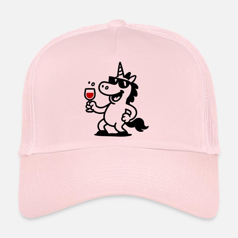 Licorne Verre à Vin Drôle Casquette trucker 