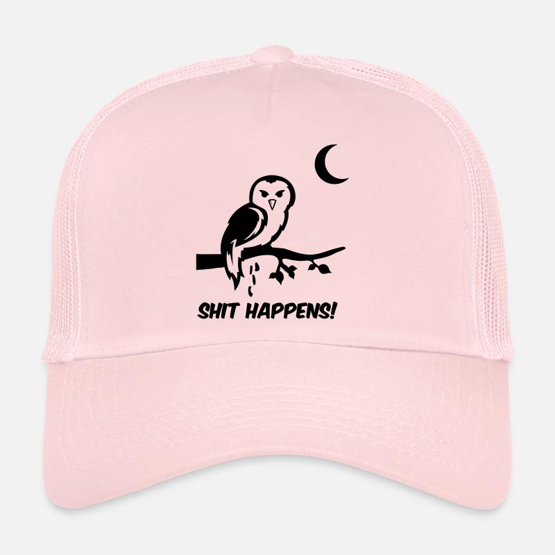 Owl Shit Happens Casquette trucker 
