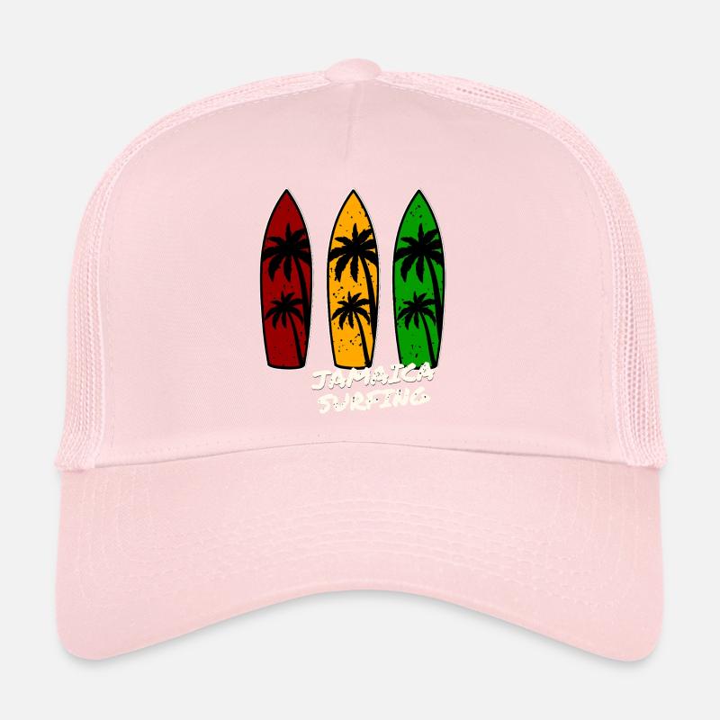 Jamaica Surfing Trucker Cap