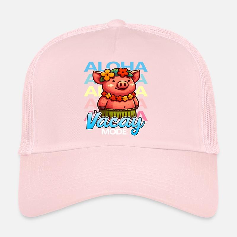 Aloha Vacay Pig Casquette trucker 