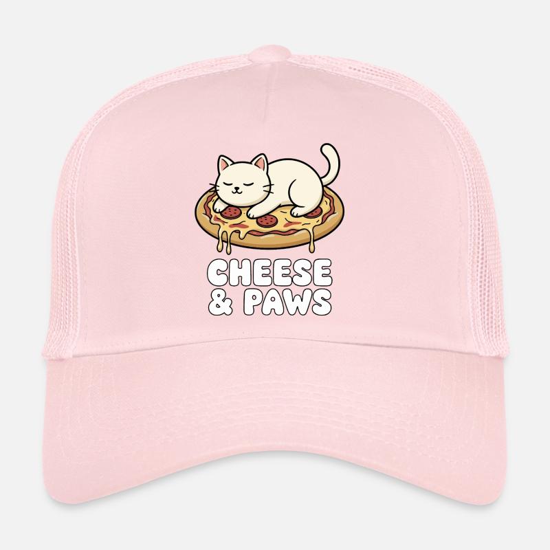 Käsepfoten Katze Pizza Trucker Cap