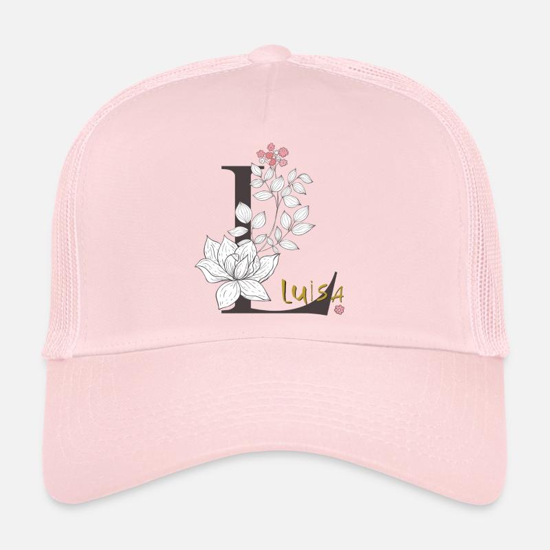 Lettre L Luisa Casquette trucker 