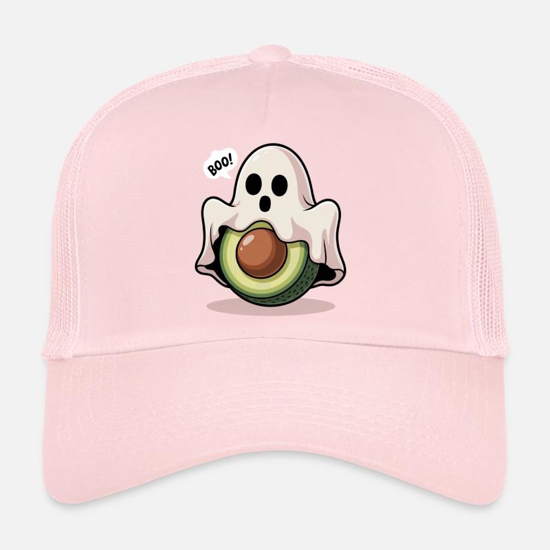 Avocado Geist Halloween Trucker Cap
