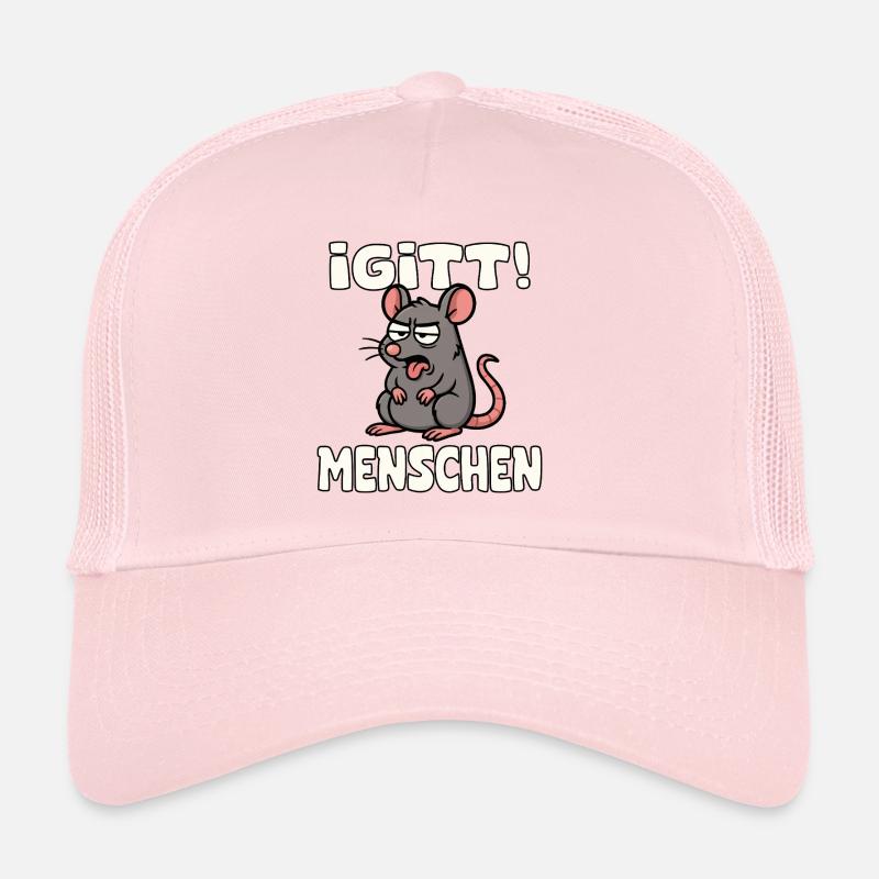 Ratte mit Zunge iGITt MENSCHEN Trucker Cap