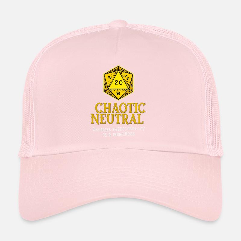 Chaotic Neutral Dice Trucker Cap