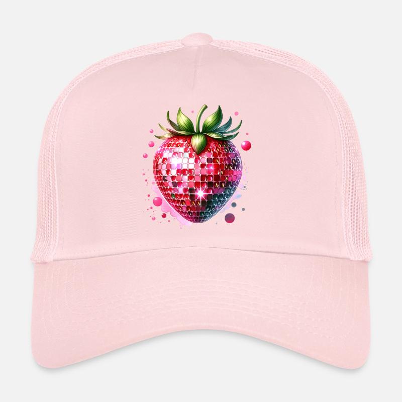 Costume de carnaval Fraise Casquette trucker 