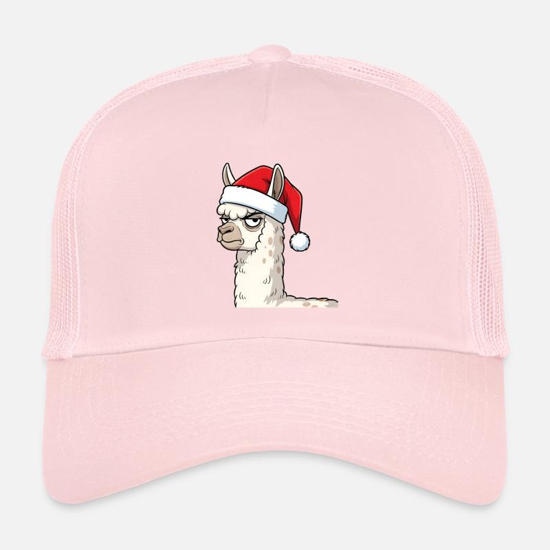 Festliches Grumpy Lama Weihnachtsmotiv Casquette trucker 