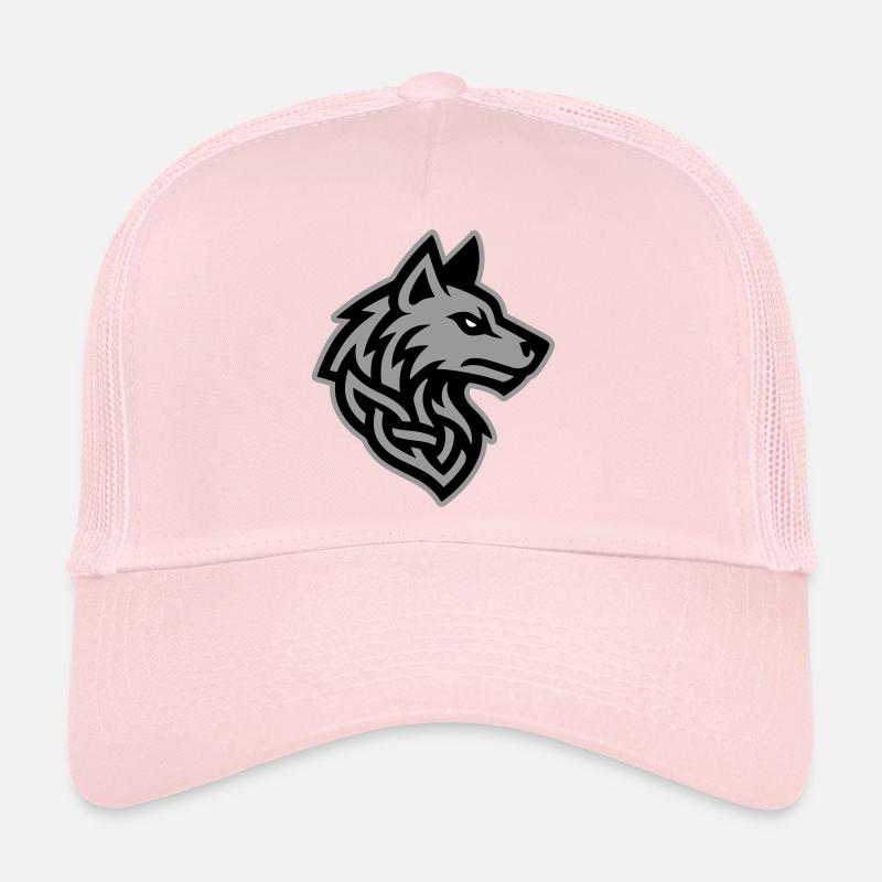 Wolf Kopf Wikinger Trucker Cap
