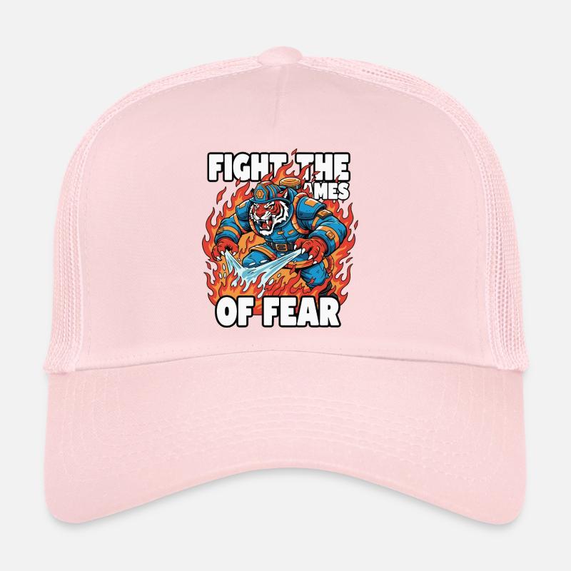 FeuerTiger Kampf Gegen Angst Trucker Cap