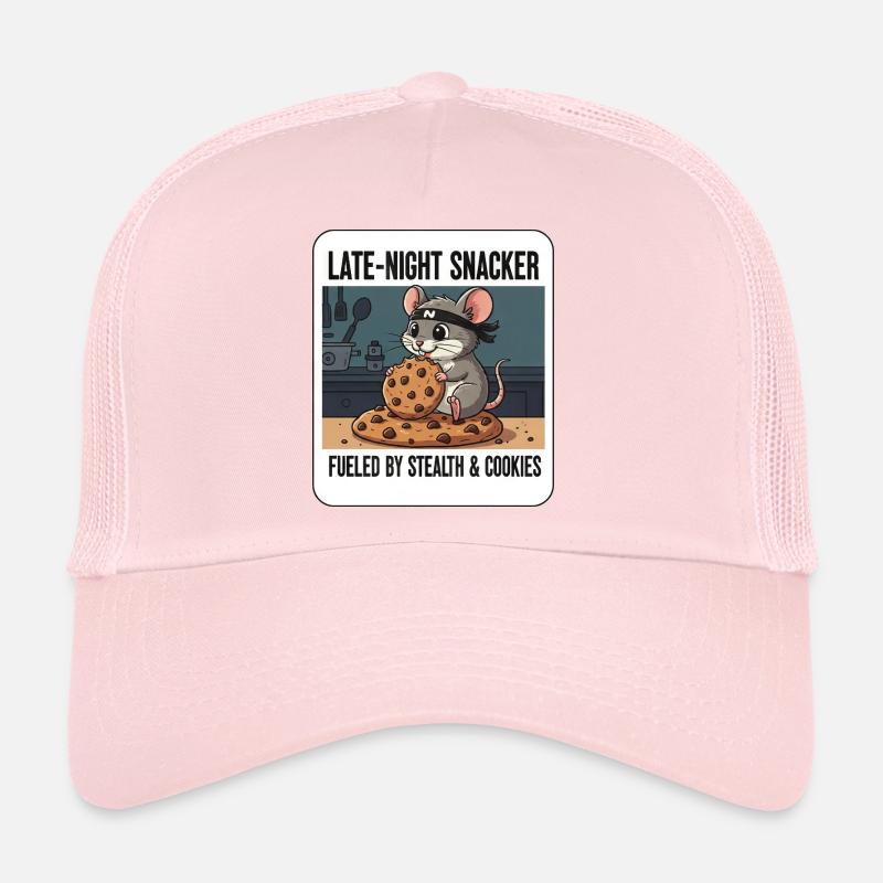 Snack de nuit animé Cute Mouse Cookie Ninja Casquette trucker 