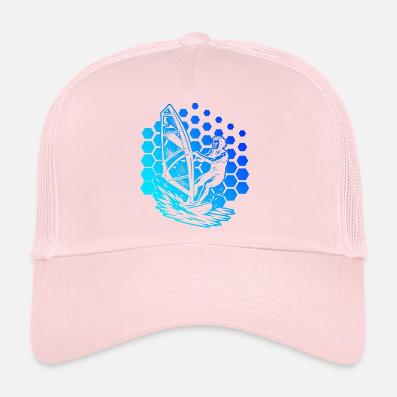 A motif just for windsurfing Trucker Cap