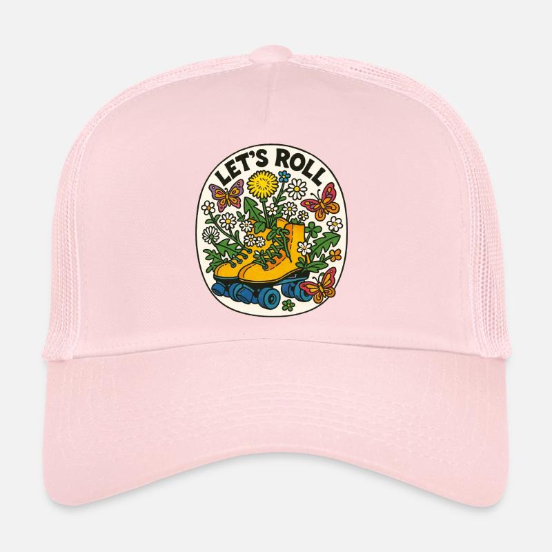 Roulons Floral Roller Casquette trucker 
