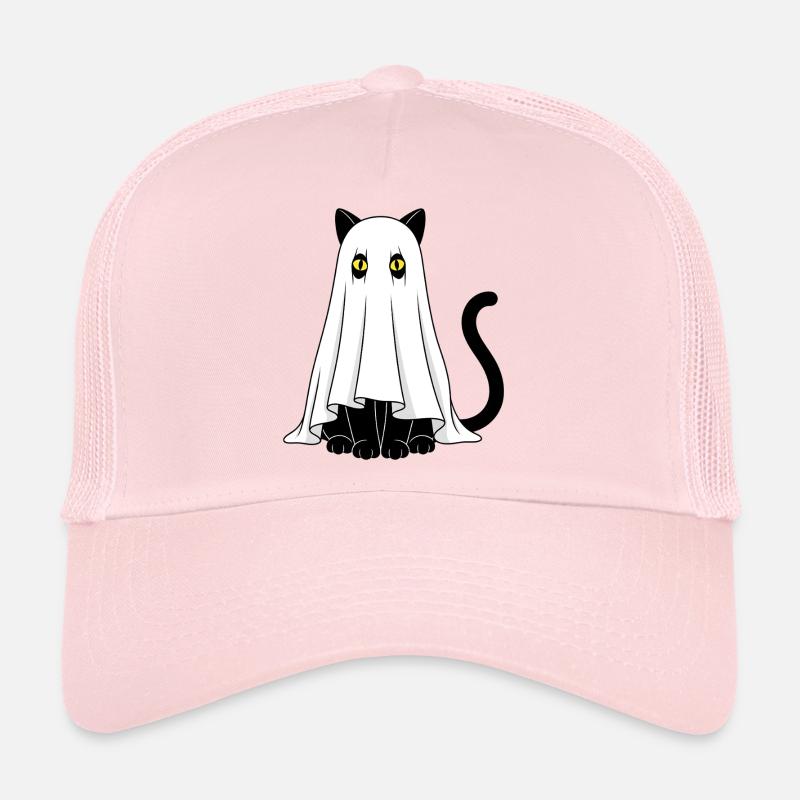 Fantôme Chat Voile Fantôme Casquette trucker 