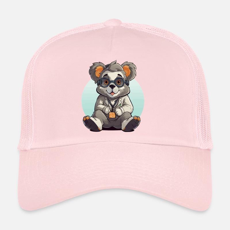 Scientifique panda de Kawaii Casquette trucker 