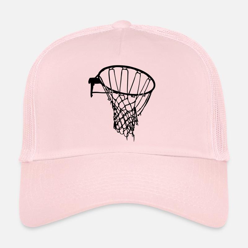 Basketballkorb - Trucker Cap - Hellrosa