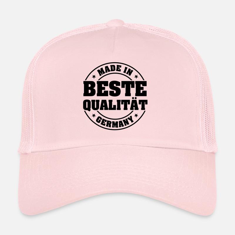 Beste Qualität Made in Germany - Trucker Cap - Hellrosa