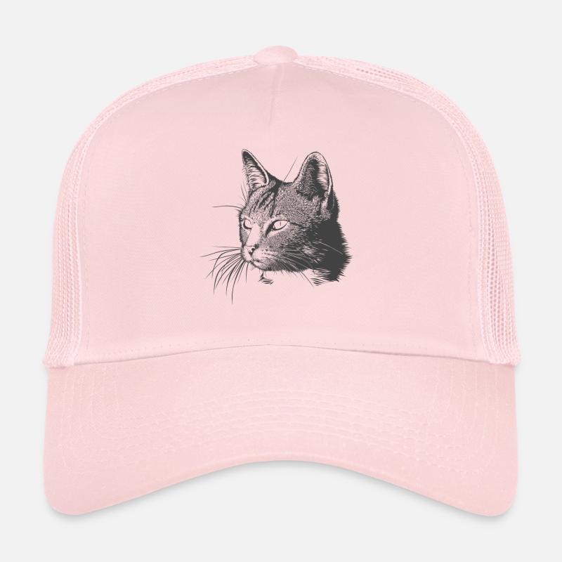 chat Casquette trucker 