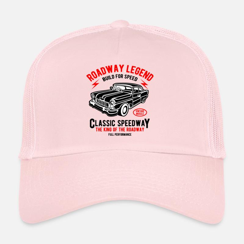 Roadway Legend - Trucker Cap - pale pink