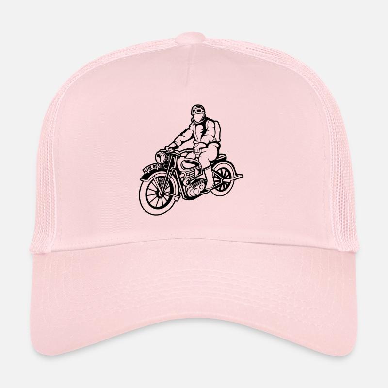 Chopper / moto 04_schwarz Casquette trucker 