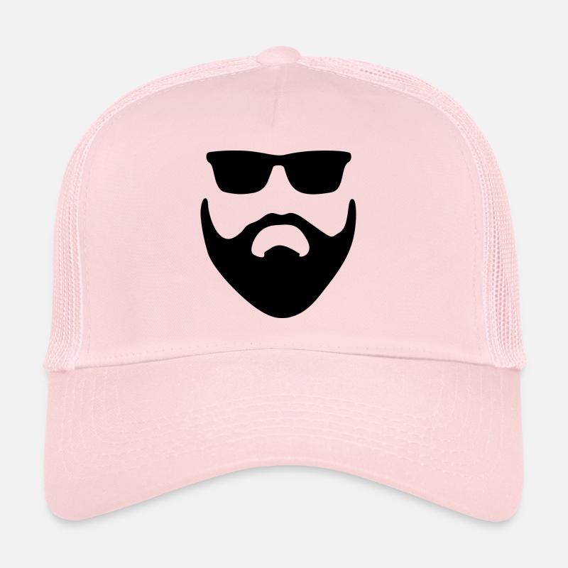 beard - Casquette trucker  - rose pâle