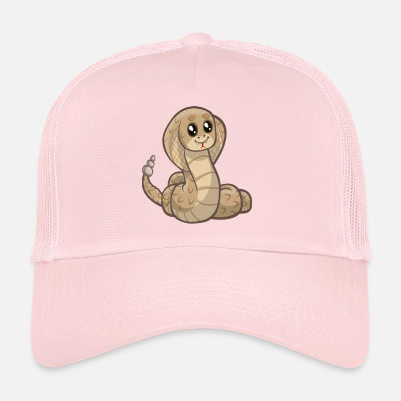 schlange cobra snake serpent viper queue1 Trucker Cap