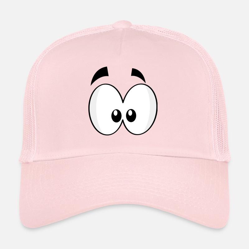 eyes - Trucker Cap - pale pink
