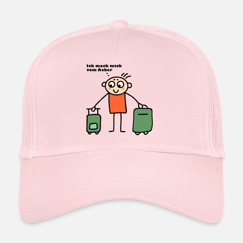 Mann mit Koffern - Mach mich vom Acker Trucker Cap