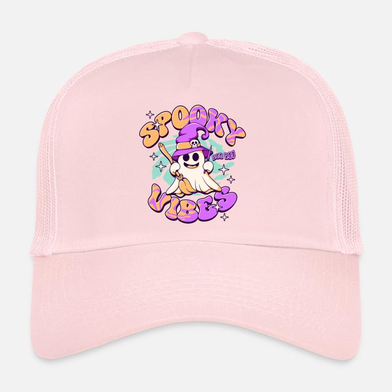 Gruselige Stimmung Halloween Geist Trucker Cap