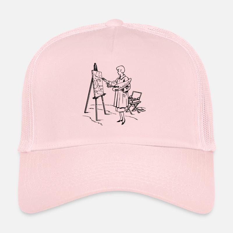 Künstlerin - Trucker Cap - Hellrosa