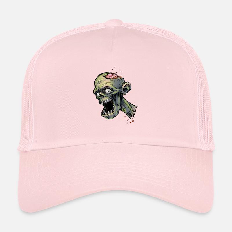 Zombie in a zombie apocalypse - Trucker Cap - pale pink